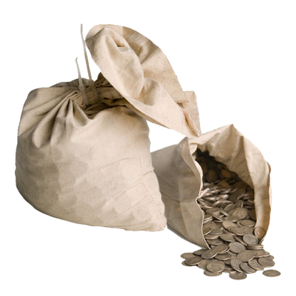 100 x 1 oz Silver Imperfect Coins Bag (Government Issued)