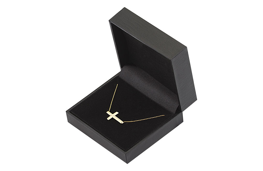 Buy 14K Yellow Gold Mini Sideways Cross Necklace