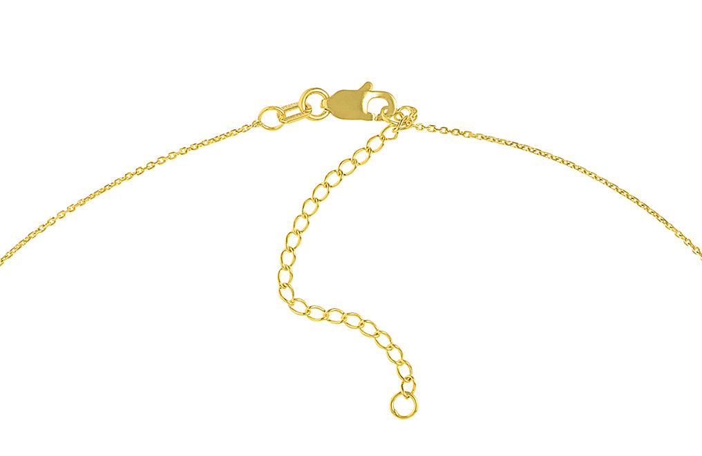 Buy 14K Yellow Gold Mini Sideways Cross Necklace