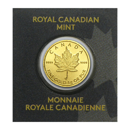 1 gram Gold MapleGram Coins (Random Year)
