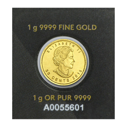 1 gram Gold MapleGram Coins (Random Year)