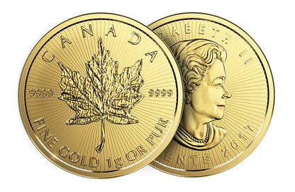 1 gram Gold MapleGram Coins (Random Year)