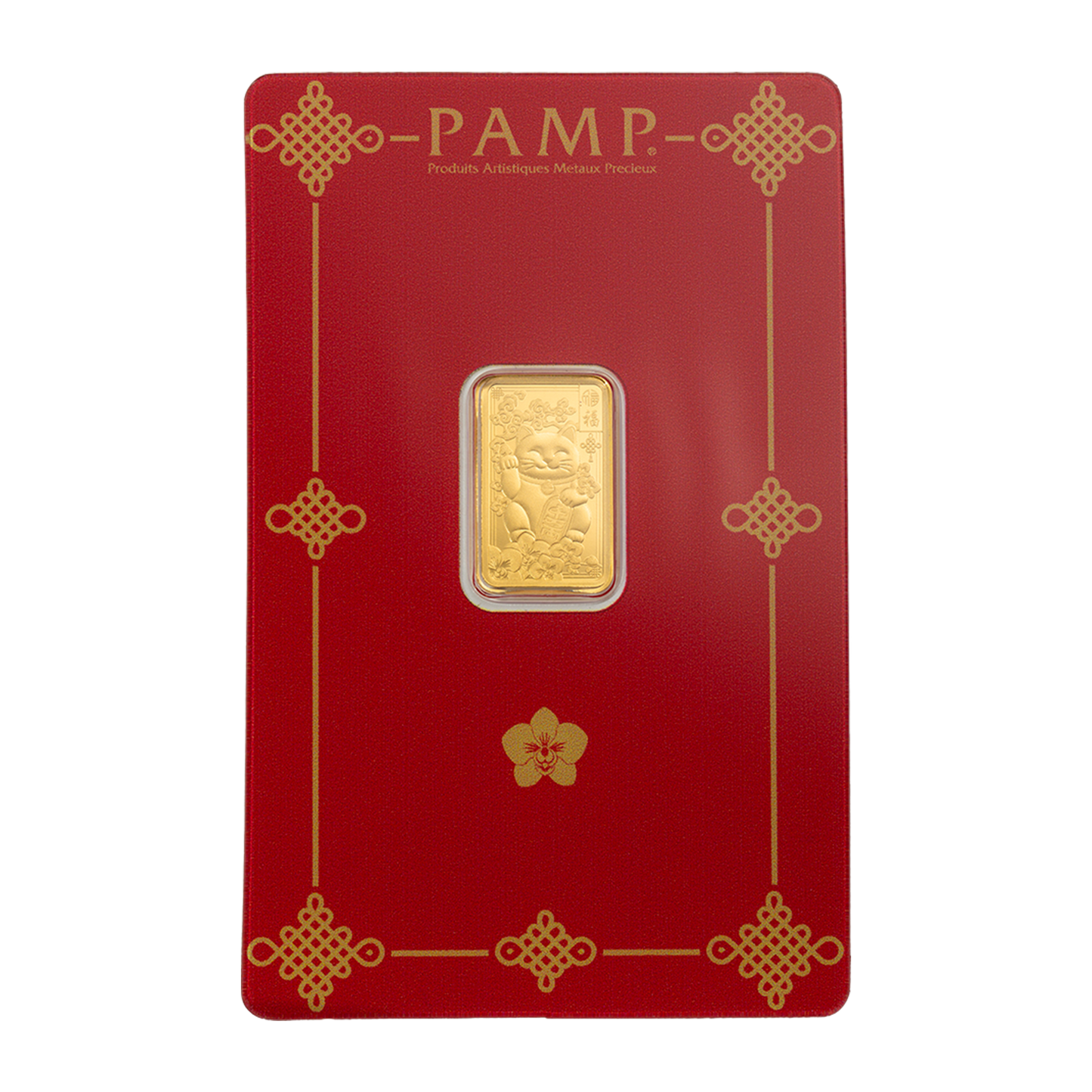 Buy 2.5 g PAMP Gold Lucky Cat Bar