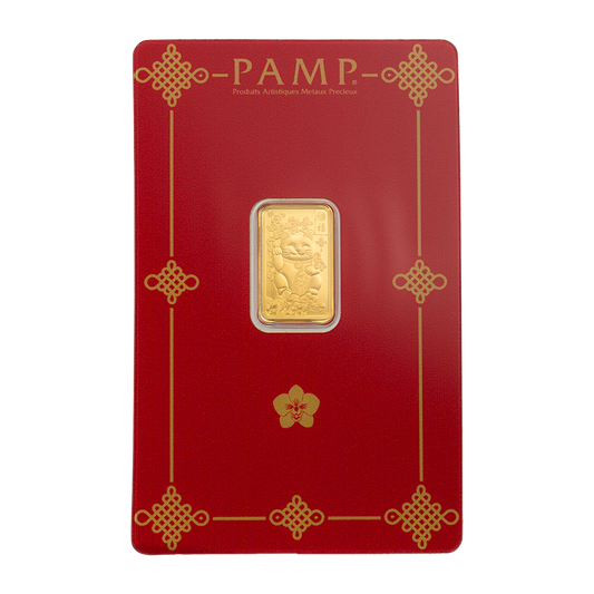 Buy 2.5 g PAMP Gold Lucky Cat Bar