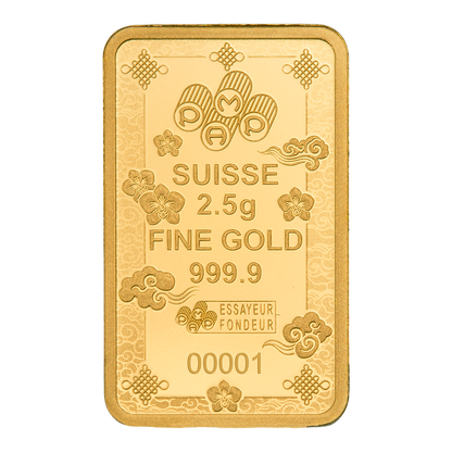 Buy 2.5 g PAMP Gold Lucky Cat Bar