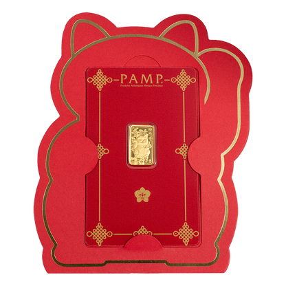 Buy 2.5 g PAMP Gold Lucky Cat Bar