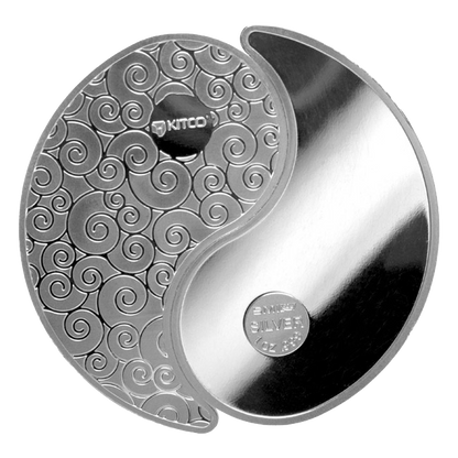 Buy 2 oz Silver Rounds Yin Yang