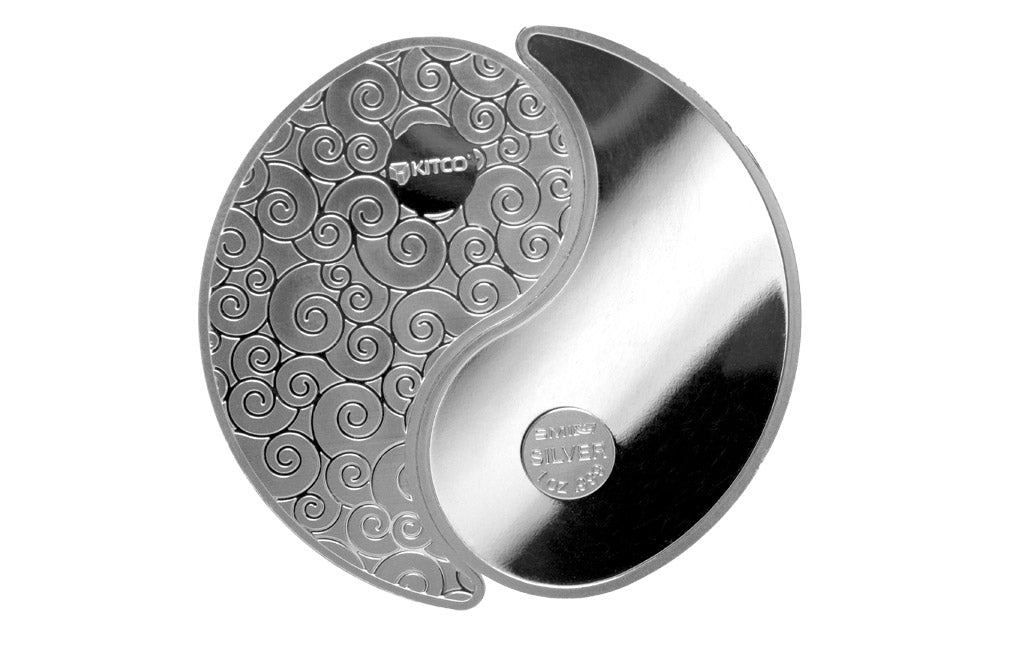 Buy 2 oz Silver Rounds Yin Yang