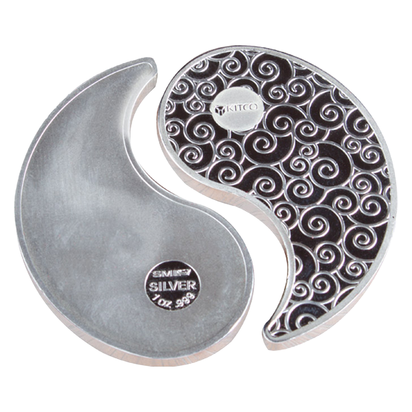 Buy 2 oz Silver Rounds Yin Yang