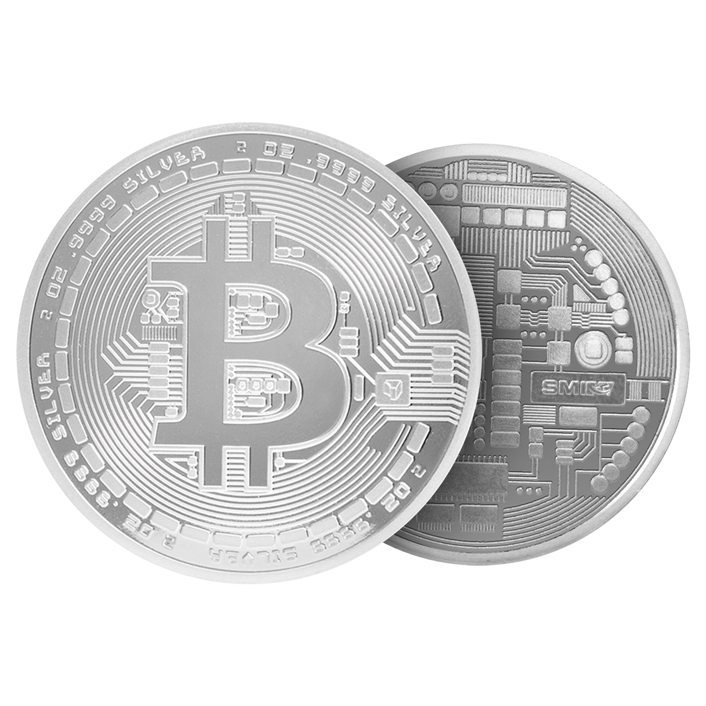 Buy 2 oz Silver Bitcoin Round .9999