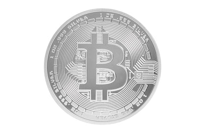 2 oz Silver Cryptocurrency Bitcoin and Ethereum Round Set