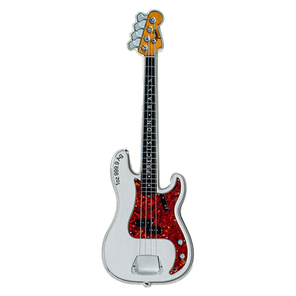 2 oz Silver Fender® Dynamic Duo Precision Bass® Guitar & Bassman® Amp Coin