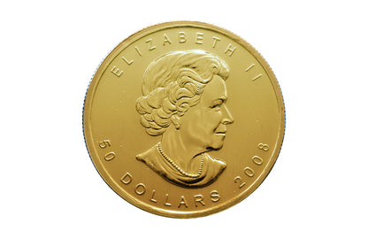 2008 1 oz Gold Maple Leaf Olympic Edition Coin