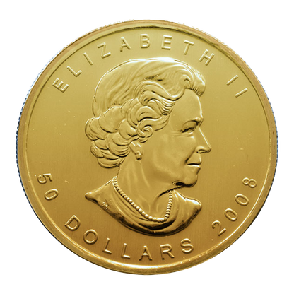 2008 1 oz Gold Maple Leaf Olympic Edition Coin