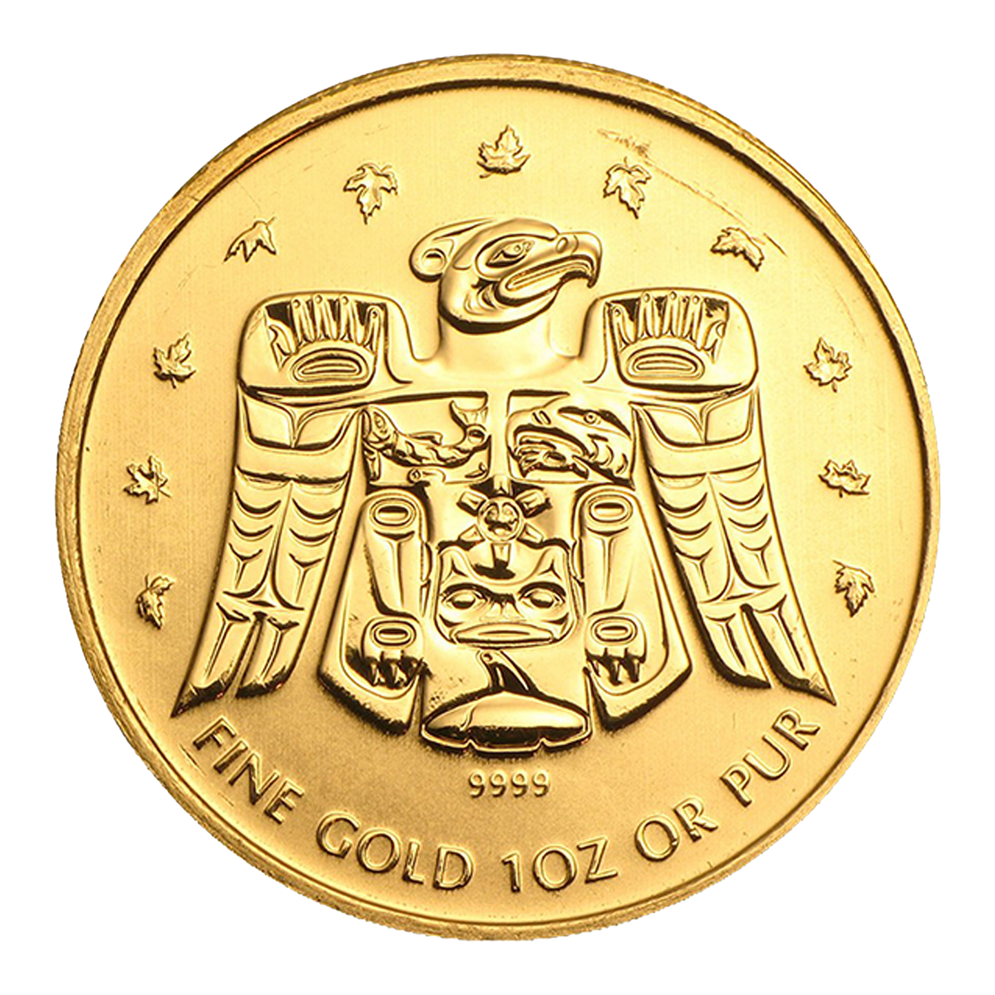 2009 1 oz Gold Maple Leaf Olympic Coins