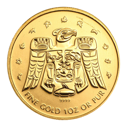 2009 1 oz Gold Maple Leaf Olympic Coins