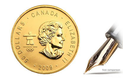 2009 1 oz Gold Maple Leaf Olympic Coins