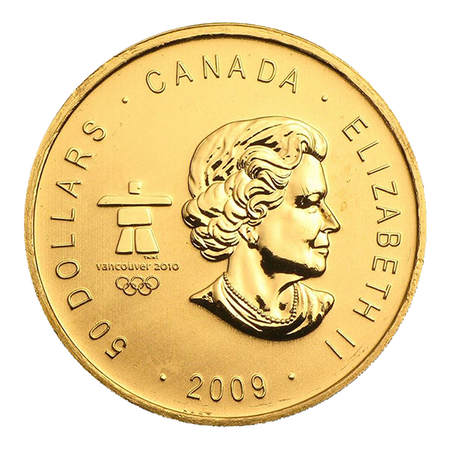 2009 1 oz Gold Maple Leaf Olympic Coins