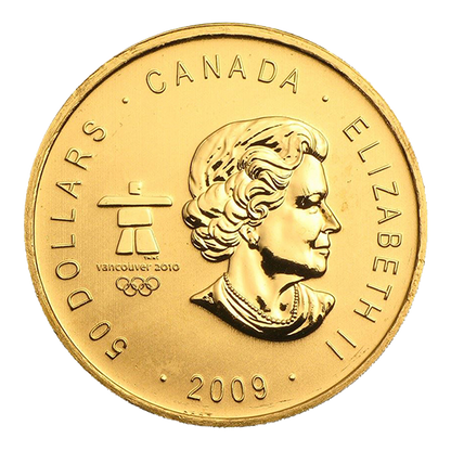 2009 1 oz Gold Maple Leaf Olympic Coins