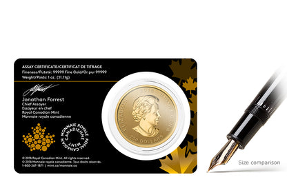 2016 1 oz Gold Roaring Grizzly Coins - Royal Canadian Mint
