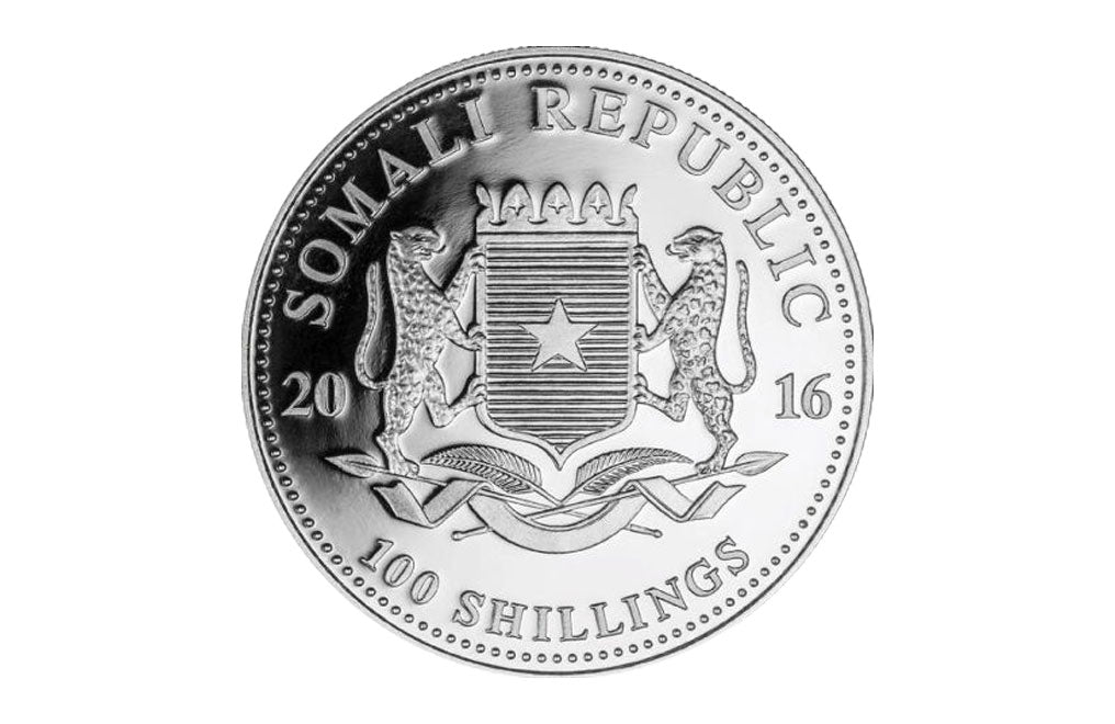 2016 1 oz Silver Somalian Elephant Coins