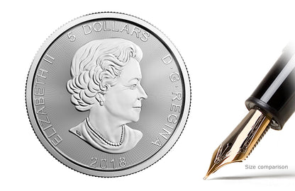 2018 1 oz Silver Wolf- RCM Predator Series Coin .9999
