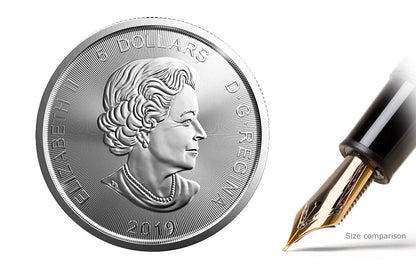 2019 1 oz Silver Grizzly - RCM Predator Series Coin
