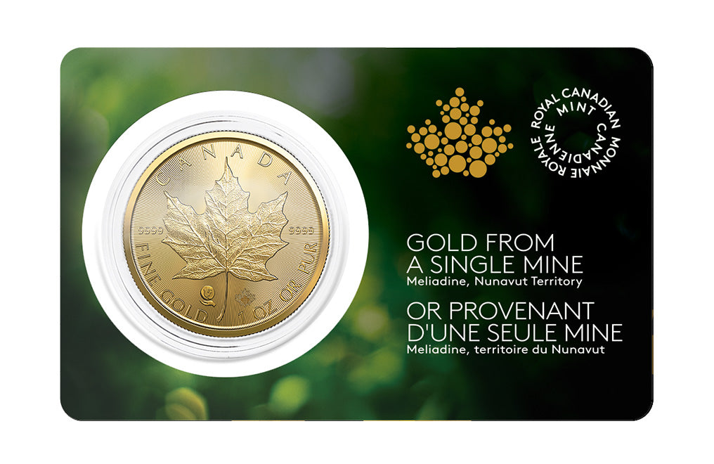2022 1 oz Gold Maple Coins (single-sourced mine)