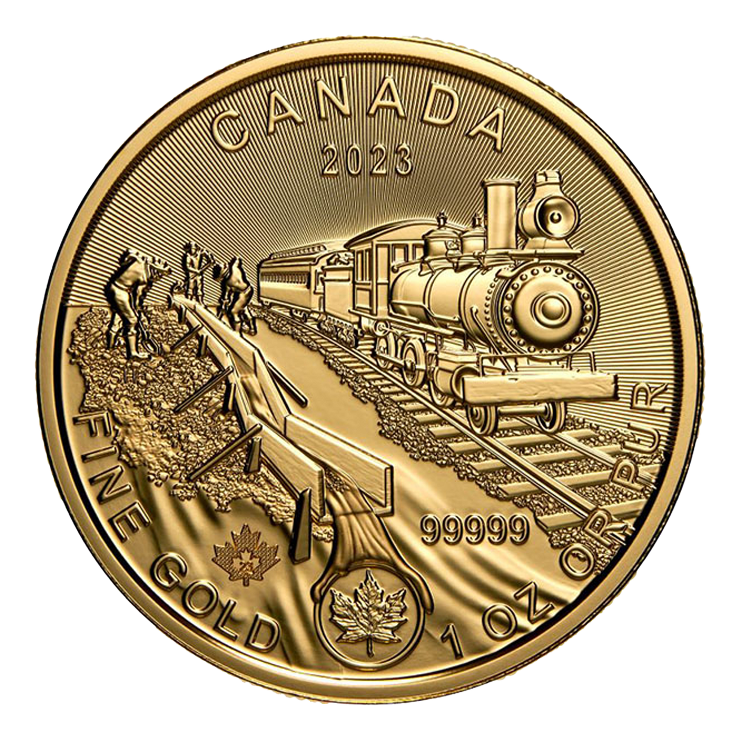 2023 1 oz Gold Klondike Gold Rush: Prospecting for Gold Coin .99999 - Royal Canadian Mint