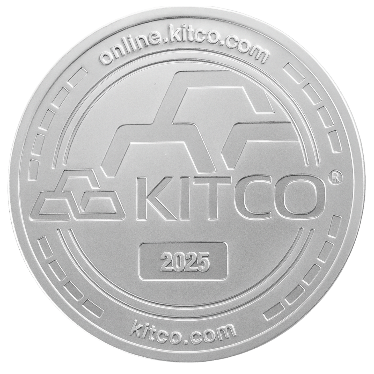 1 oz Silver Kitco Round .9999 - Globe Edition