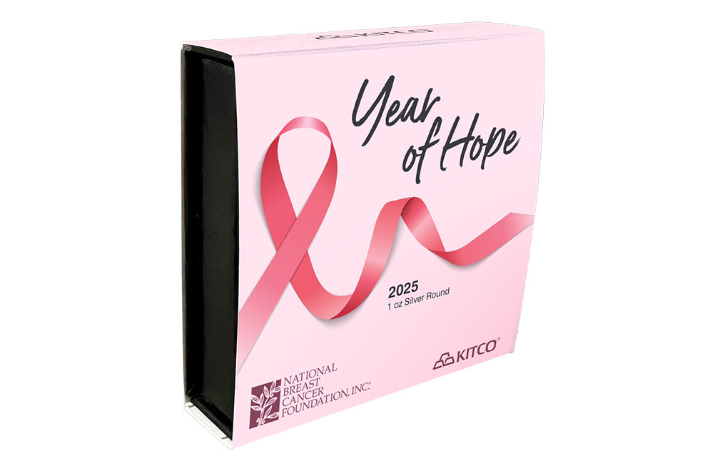1 oz Silver Kitco Round .9999 – National Breast Cancer Foundation, Inc.®