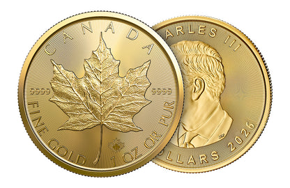 2026 1 oz Gold Maple Leaf Coins MintFirst™ (Single Coin)