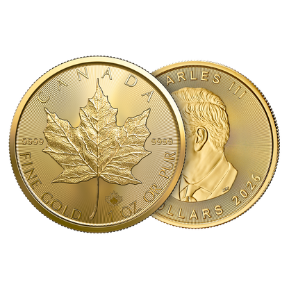 2026 1 oz Gold Maple Leaf Coins MintFirst™ (Single Coin) - [Canada: Shipping week of Aug 10]