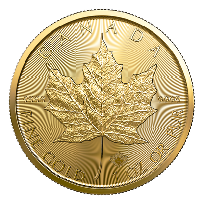 2026 MintFirst™ 1 oz Gold Maple Leaf Coins (tube of 10) - [Canada: Shipping week of Aug 10]