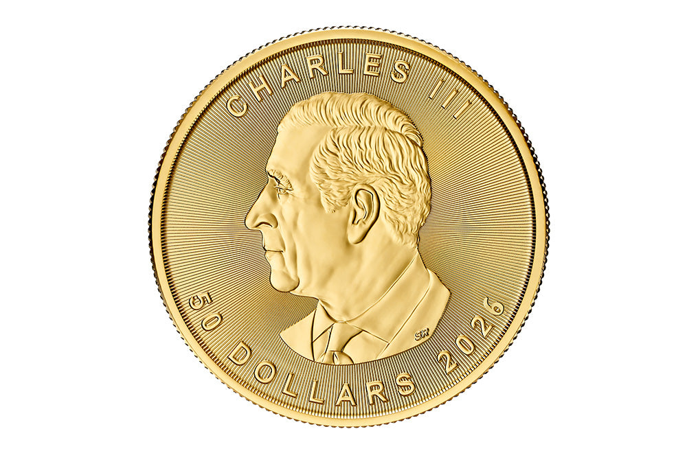 2026 MintFirst™ 1 oz Gold Maple Leaf Coins (tube of 10)