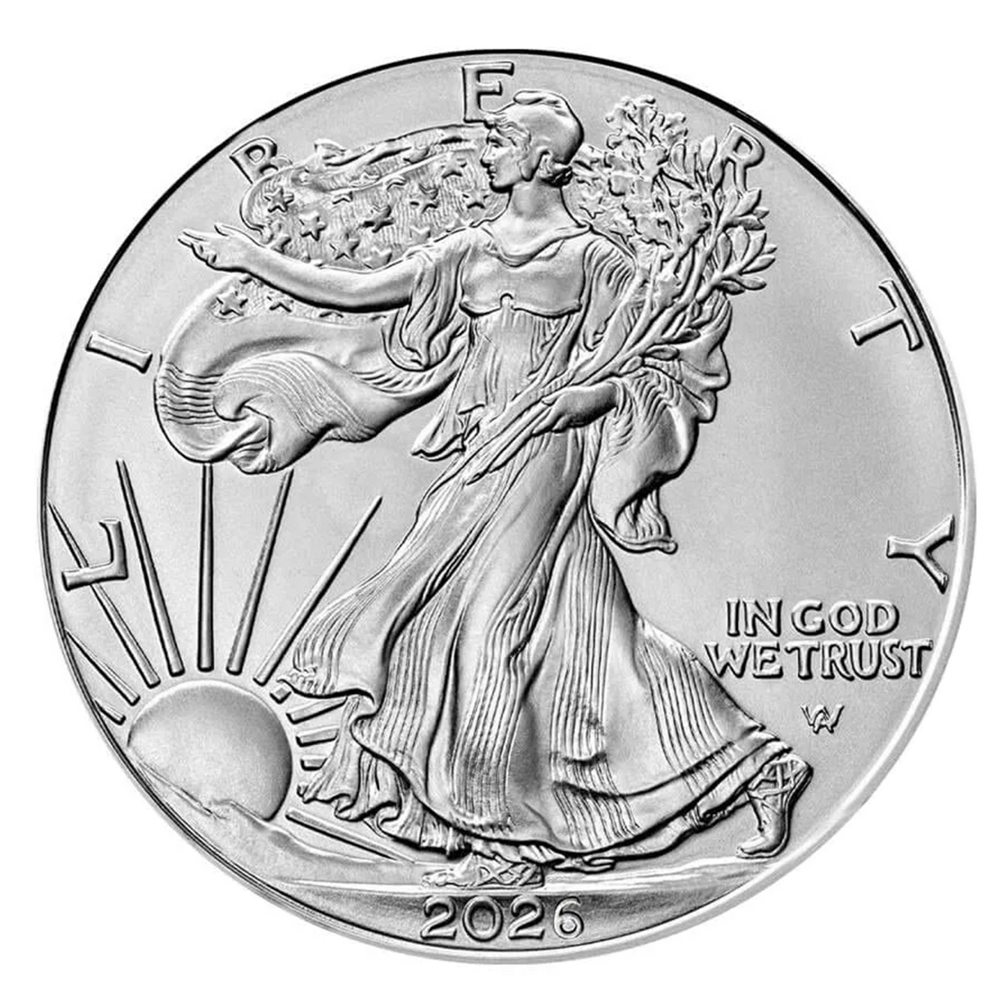 2026 MintFirst™ Silver Eagle Coins (tube of 20)