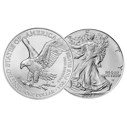 2026 MintFirst™ Silver Eagle Coins (tube of 20)