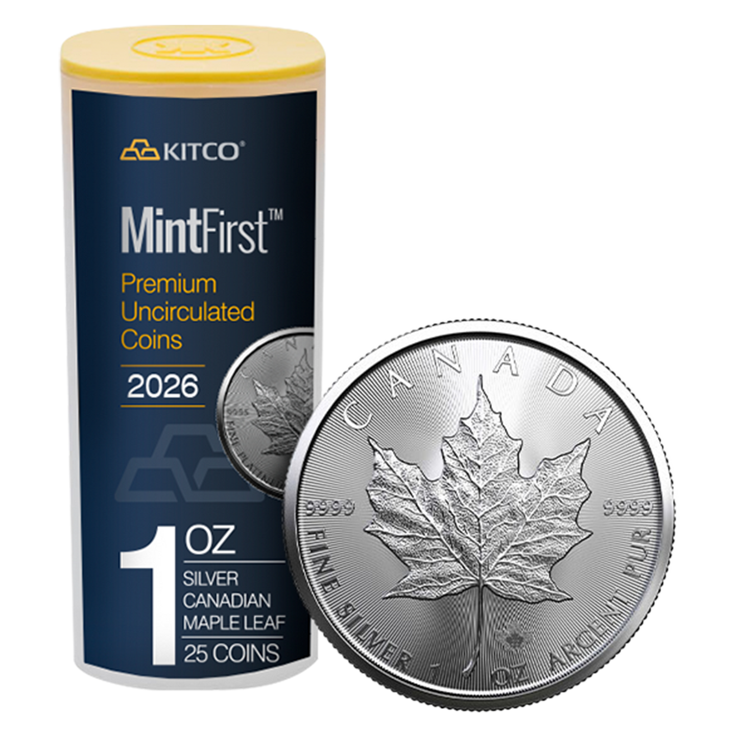 2026 MintFirst™ Silver Maple Leaf Coins (25 pcs) .9999