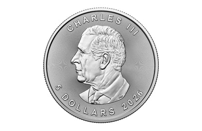 2026 MintFirst™ Silver Maple Leaf Coins (25 pcs) .9999