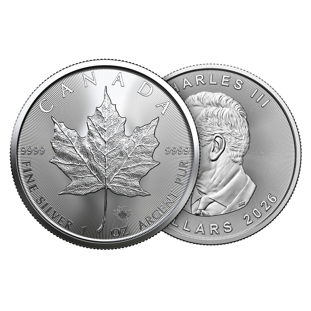 2026 MintFirst™ Silver Maple Leaf Coins (25 pcs) .9999