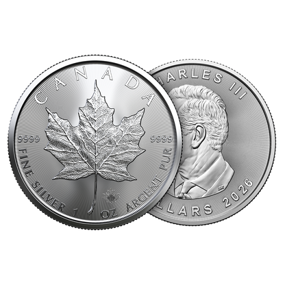 2026 MintFirst™ Silver Maple Leaf Coin Monster Box (500 pcs 1 oz coins)