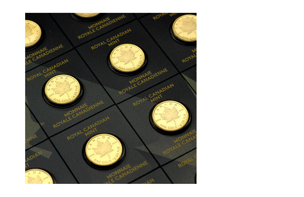 25 x 1 gram Gold MapleGram25™ (Random Year)