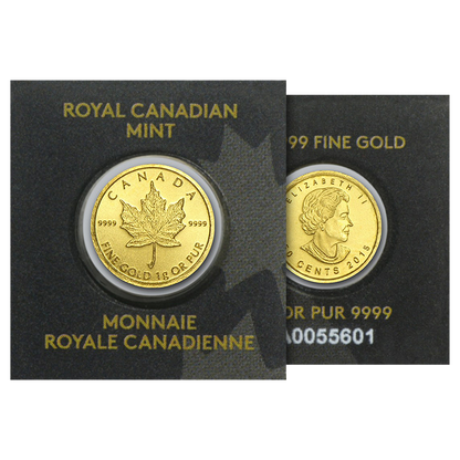 25 x 1 gram Gold MapleGram25™ (Random Year)