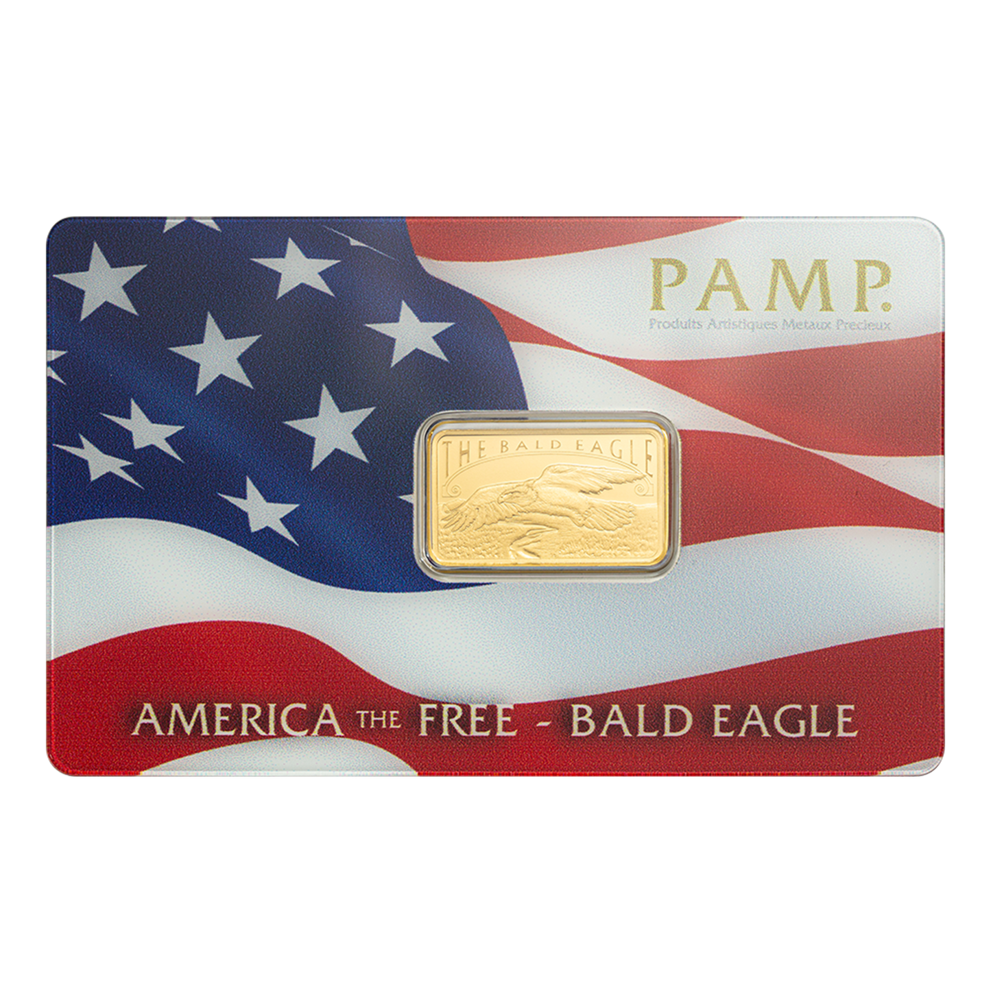 Buy 5 g Gold America the Free Bald Eagle Bar