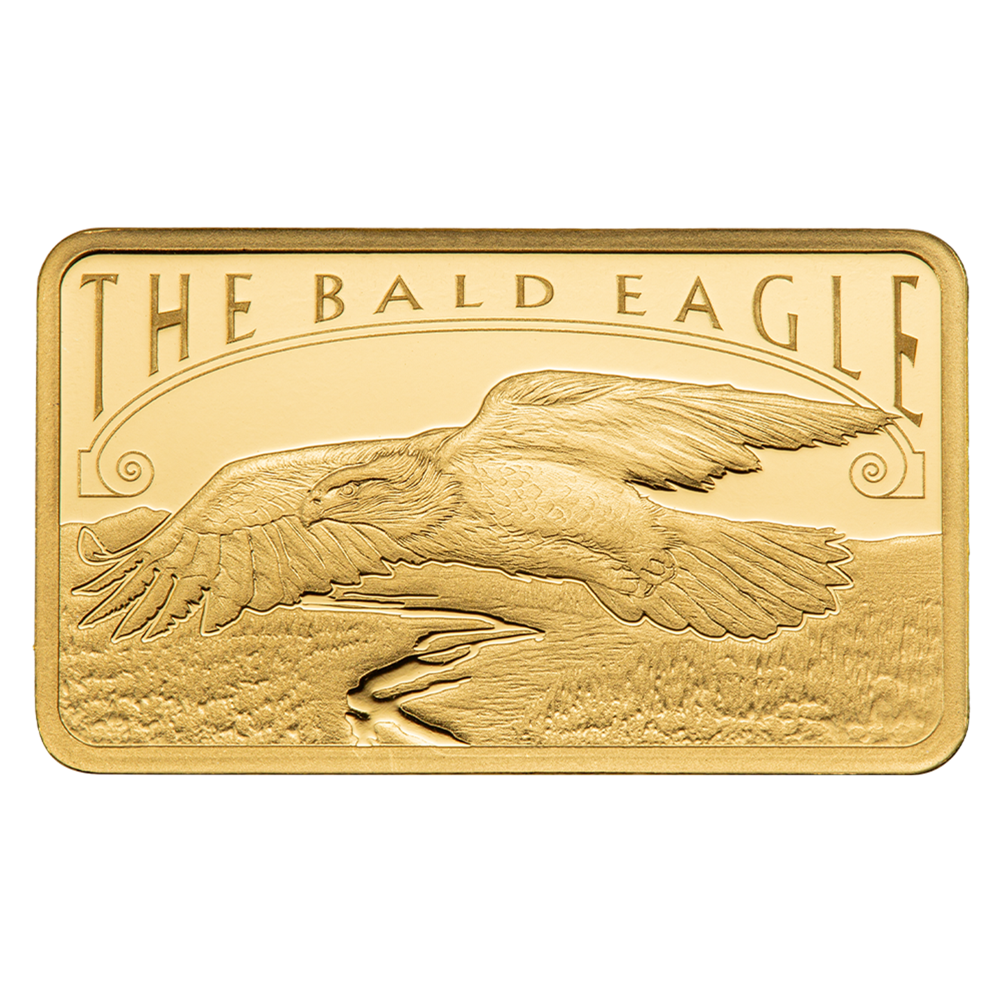Buy 5 g Gold America the Free Bald Eagle Bar