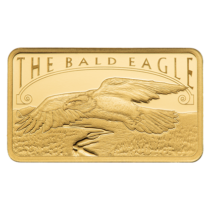 Buy 5 g Gold America the Free Bald Eagle Bar