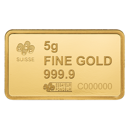 Buy 5 g Gold America the Free Bald Eagle Bar