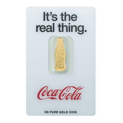 Buy 5 g Gold Coca-Cola® 140th Anniversary Coin