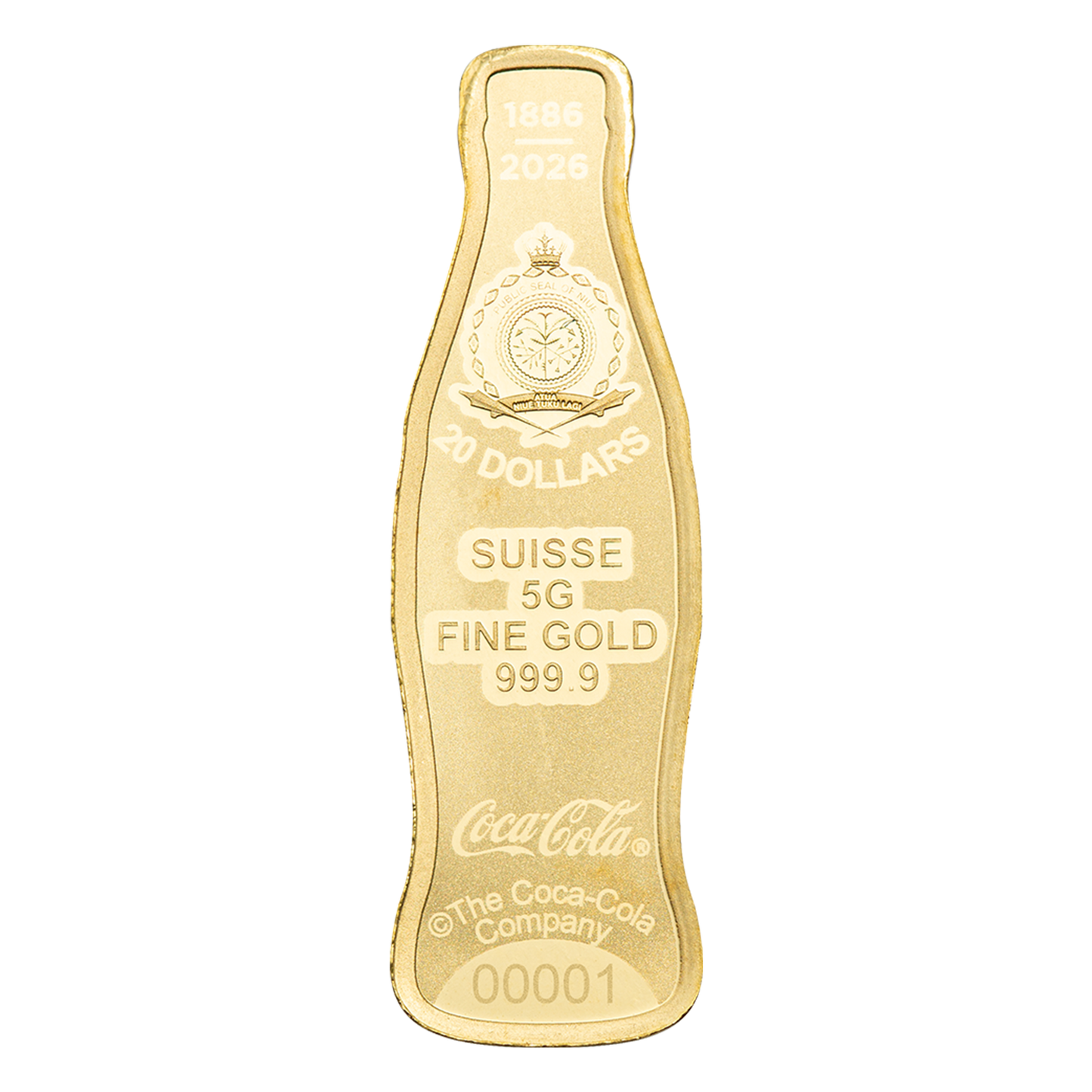 Buy 5 g Gold Coca-Cola® 140th Anniversary Coin {CAN: Shipping the Week of August 24th}