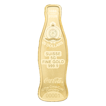 Buy 5 g Gold Coca-Cola® 140th Anniversary Coin {CAN: Shipping the Week of August 24th}